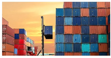 Cargo ship at sea (placeholder)