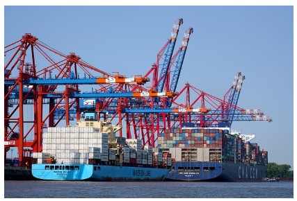 Shipping containers stacked (placeholder)